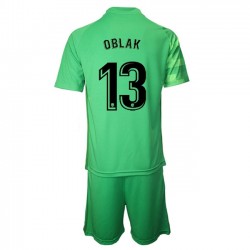 Camisola Atlético Madrid Guarda-redes Jan Oblak 13 Criança Equipamento Terceiro 2021-2022 Manga Curta
